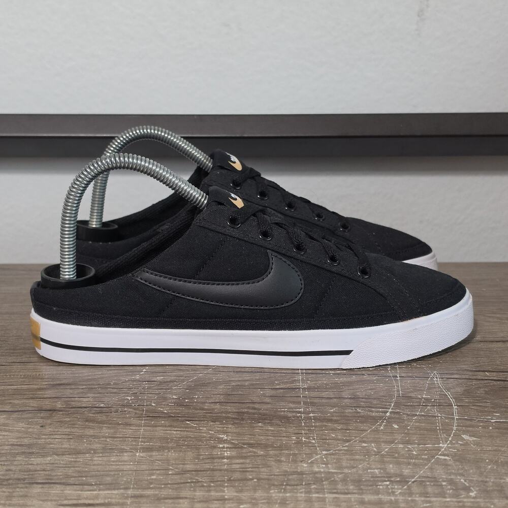 Nike Court Legacy Mule (DB3970-001) Women's Slip-On Shoes Size 8 Black - Picture 3 of 9